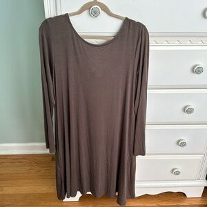 NWT Simply Southern Jersey tee dress with crisscross back